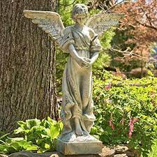 Fiberglass Angels Outdoor Statues For