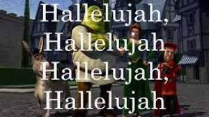 Lyrics for hallelujah (from shrek) by l.a band. Shrek Hallelujah Lyrics Youtube