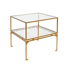 Florence Glass Side Table Square