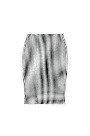 pencil skirt with a check pattern moodo