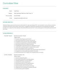 business consulting resume tips