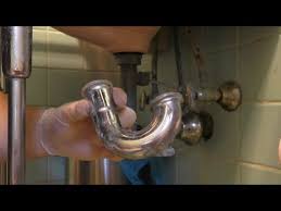 replace a p trap or sink drain pipe