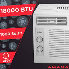 amana 18 000 btu 230v window mounted