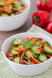 Crisp Cucumber Salad Olga In The Kitchen gambar png