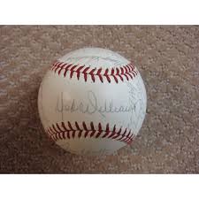 1972 Oakland As Official Oal Team Signed Baseball Reggie Jackson Jsa