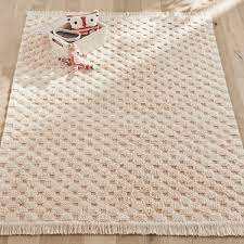 pundana fringed organic cotton rug