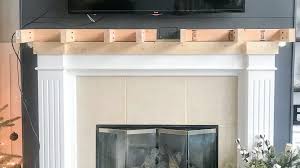 How To Build A Faux Wood Beam Mantel