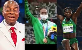About 2am nigerian time, ese brume came third in the final of the women's long jump event at the tokyo olympics, taking the bronze medal. Z 8r68pn7whj8m