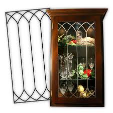 leaded glass panels for kitchen cabinets