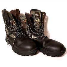 Itasca Mens Winter Boots Brown Camo Sz 11 5 Ts