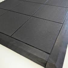interlocking rubber gym mat floor tiles