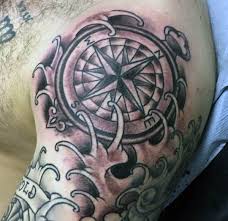 Neo traditional compass and rose tattoo male forearms. 125 Directional Compass Tattoo Ideas With Meanings Wild Tattoo Art