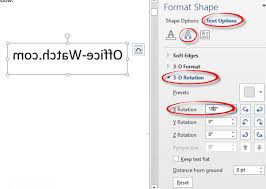mirror text in microsoft word