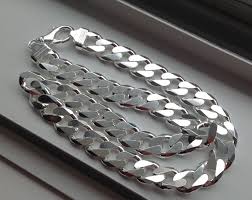 men s chain 925 solid sterling silver