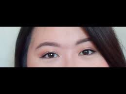 natural eye makeup on asian hooded