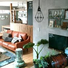 部屋全体 diy 男前 インダストリアル 雪の宿系インテリア などのインテリア実例 2016 03 29 19 42 53 roomclip ルームクリップ 家のインテリア インテリア コンクリート インテリア