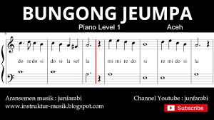 Check spelling or type a new query. Not Balok Bungong Jeumpa Piano Level 1 Lagu Daerah Aceh Doremifasol Sol Mi Sa Si Youtube