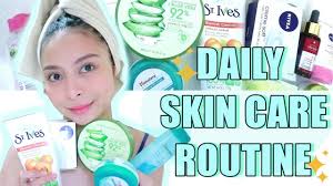 my tipid daily skin care routine