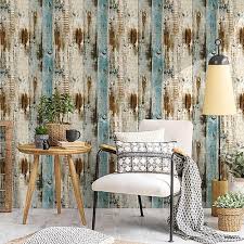 Faux Wood Wallpaper Wall Covering