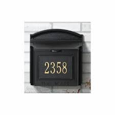 Locking Wall Mount Mailbox With House