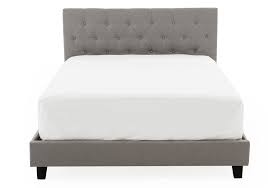 grey upholstered queen bed brault