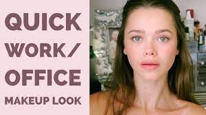 quick work office makeup tutorial