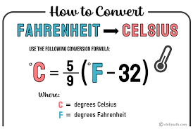 Fahrenheit To Celsius Practice Problems