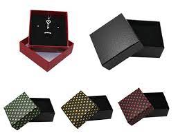jewelry packaging box with black velvet