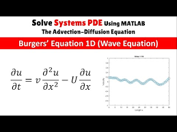 Burgers Equation 1d Wave Equation