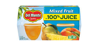 mixed fruit fruit cup snacks in 100