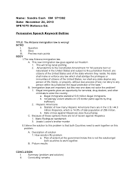 page research paper outline template