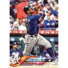 Opening 20 hobby boxes of 2018 topps chrome baseball cards! Amazon Com 2018 Topps Update Chrome Baseball Hmt25 Ronald Acuna Jr Rookie Card Collectibles Fine Art