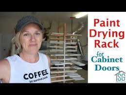 paint drying rack for cabinet doors