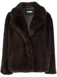 Apparis Oversized Faux Fur Coat Farfetch