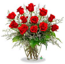 twelve red roses in lafayette la roy