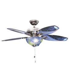 Hunter Discovery 48 In Indoor Brushed Nickel Ceiling Fan With Light Kit