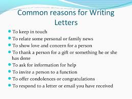 How To Write A Personal Letter
