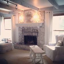 Upgrade Old Stone Fireplace Just With