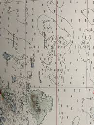Vintage Nautical Chart 1963