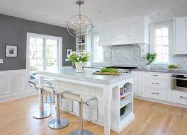 Not only does she have excellent taste, but she quickly matched. Soothing White And Gray Kitchen Remodel Traditional Kitchen Chicago By Normandy Remodeling Houzz