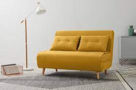 haru small sofa bed er yellow