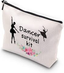 dancer gift zipper pouch makeup bag