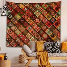 psychedelic mandala tapestry indian