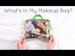 what s in my makeup bag you