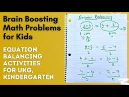 Brain Boosting Math Problems For Kids