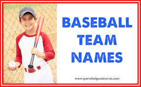 baseball team names inspirational