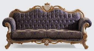 Casa Padrino Luxury Baroque Sofa Blue
