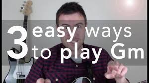 G Minor Guitar Chord 3 Easy Ways To Play Gm On Guitar