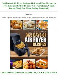365 days of air fryer rec