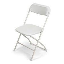 anpro plastic folding chair white